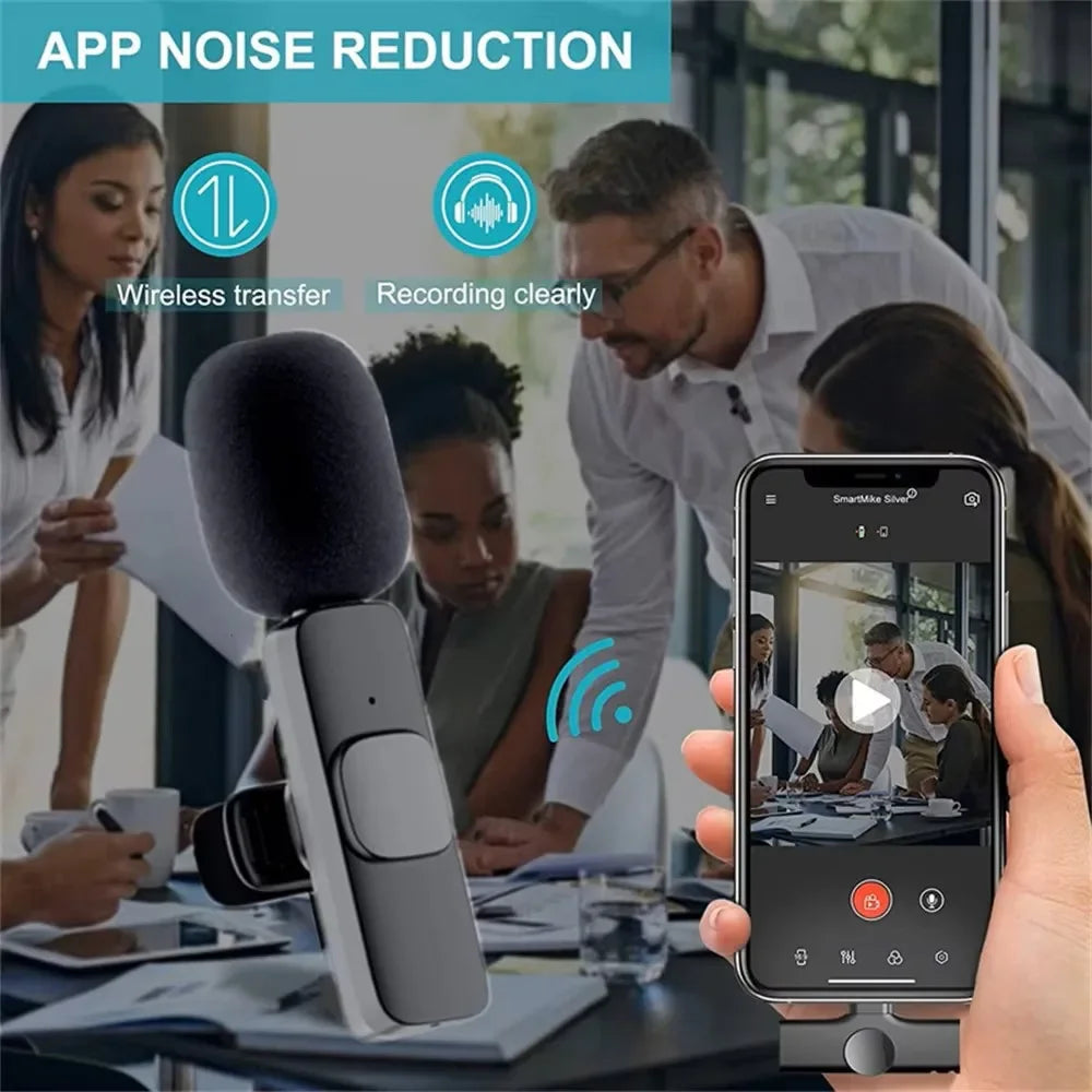 Microphone Cravate Sans Fil Portable Lenovo (Bluetooth 5.3)