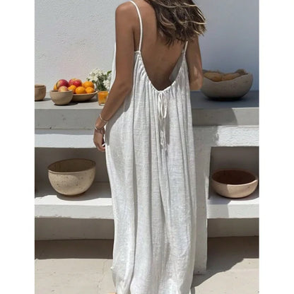 Robe Longue Sans Bretelles Femme