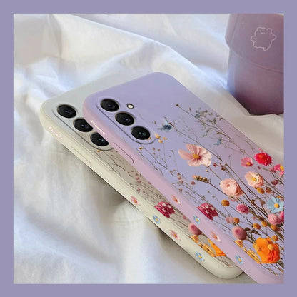 Coque en Silicone "Belle Rose" _ Protection & Samsung Galaxy