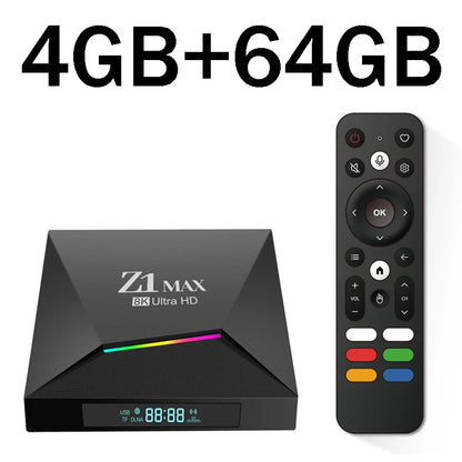 Boîtier TV Z1 Max Android 15 & Performance Ultra HD