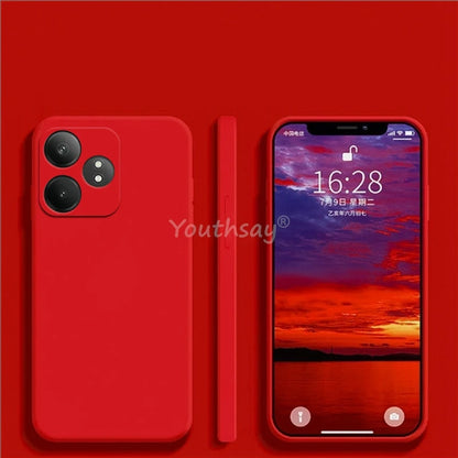 📱 Coque en Silicone Liquide TPU – Anti‑Chute pour Realme GT 6