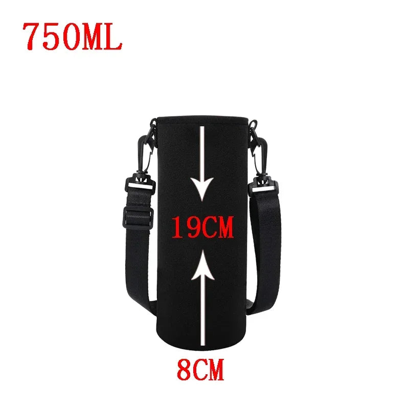Housse Isolante en Néoprène pour Bouteille et Thermos – Sangle Réglable