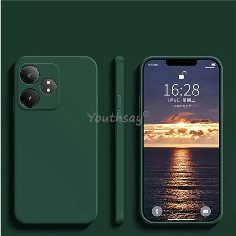 📱 Coque en Silicone Liquide TPU – Anti‑Chute pour Realme GT 6