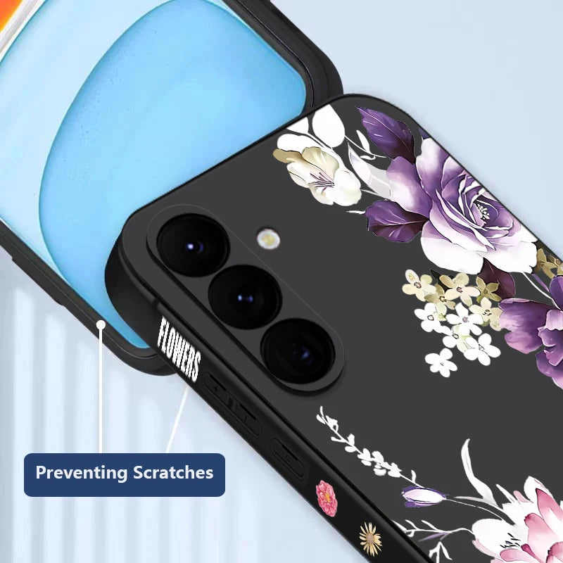 Coque Fleur de Pivoine Violette & Samsung Galaxy