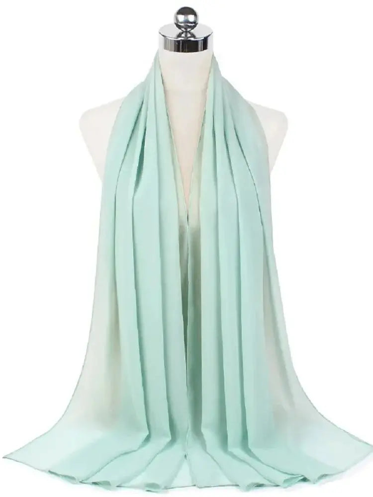 Foulard Mousseline Hijab uni pour Femme / Confort et Praticité