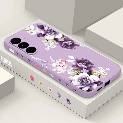 Coque Fleur de Pivoine Violette & Samsung Galaxy