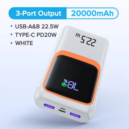Batterie Externe 20 000 mAh – Charge Rapide 22,5W PD