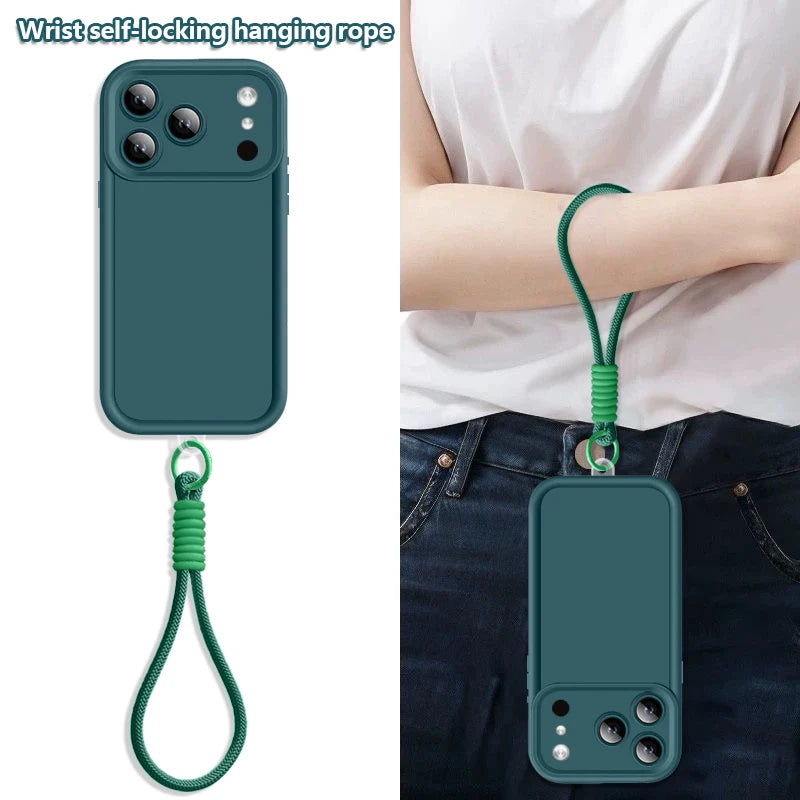 Coque TPU Antichoc avec Dragonne pour iPhone