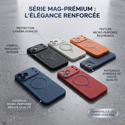 Coque MagSafe Premium à Dissipation Thermique pour iPhone | Protection