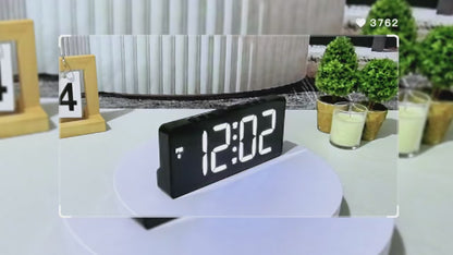 ⏰ Réveil Numérique ORIA 7’’ LED – Bluetooth & Luminosité Réglable